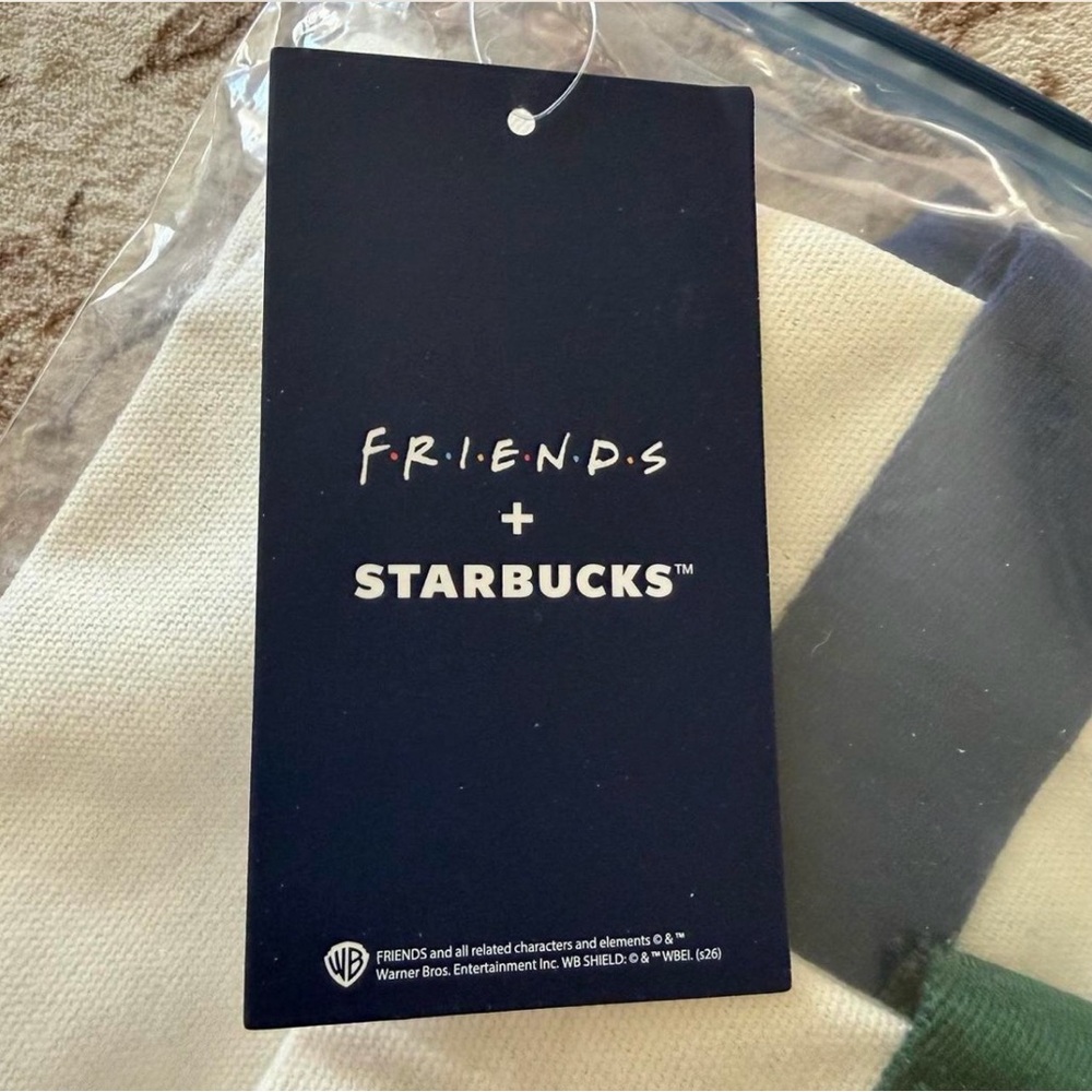 NWT Starbucks Friends Collaboration Tote Bags with Lobster Design *Set of 2 bags - Picture 3 of 4